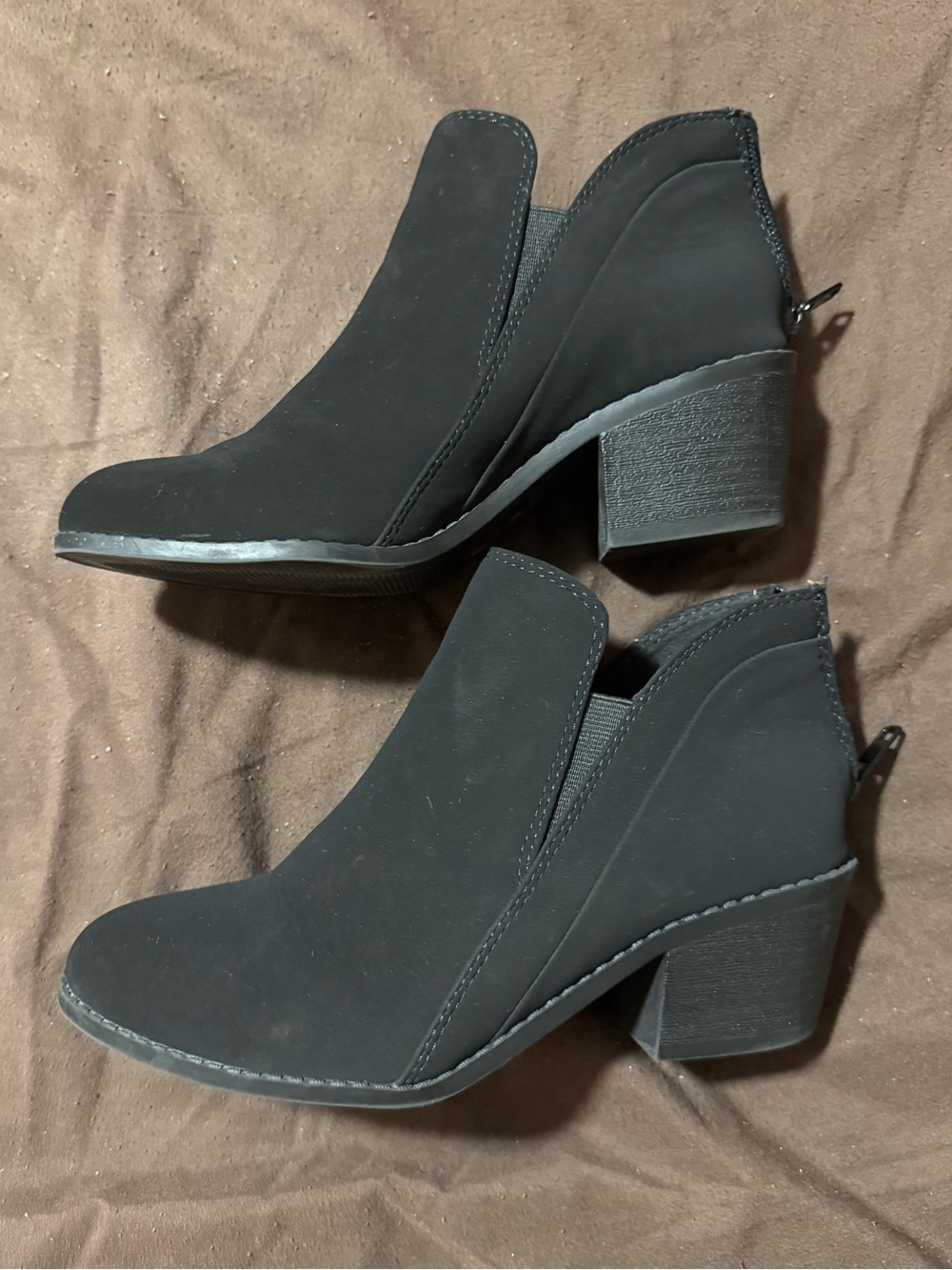 Girls Black Soda Booties size 3